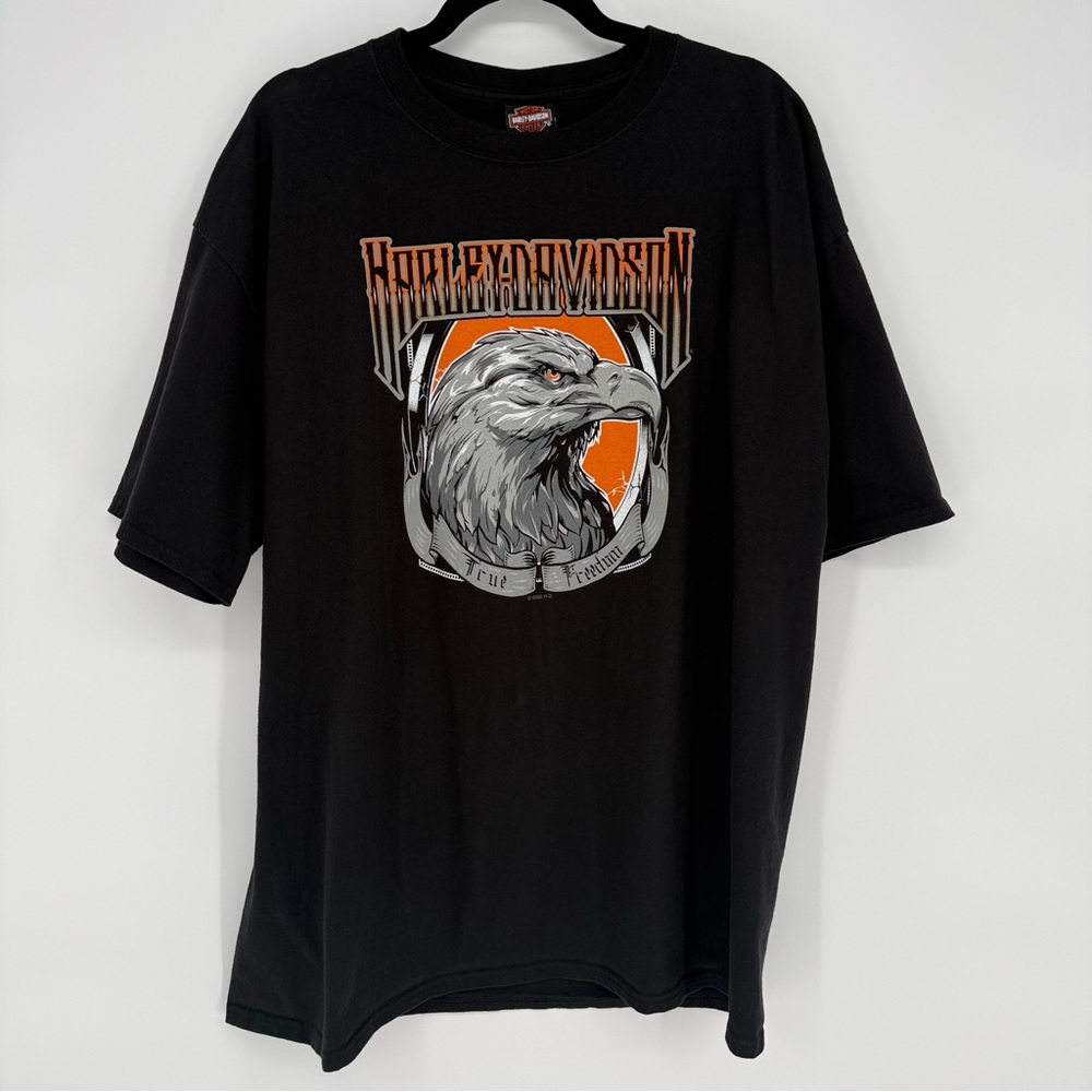 2020 Harley-Davidson Adamec St. Augustine Florida Black Shirt Eagle Mermaid 2XL